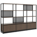 ATELLA Regalschrank | 4 OH, 2350 x 1635 mm, Nussbaum - 1 Thumbnail Image