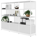 ATELLA Armadio a scaffale | 4 OH, 2350 x 1635 mm, grigio perla - 3 Thumbnail Image