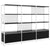 ATELLA shelf cabinet | 4 OH, 2350 x 1635 mm, black