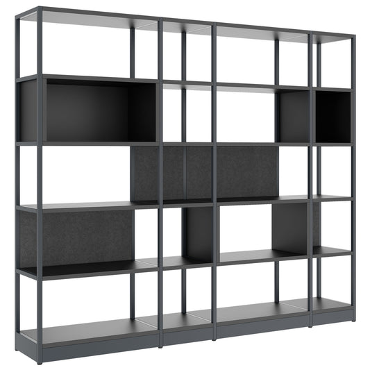 ATELLA Cabinet scaffale | 5 OH, 2350 x 2015 mm, antracite
