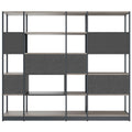ATELLA Armoire à étagères | 5 OH, 2350 x 2015 mm, chêne nordique gris - 4 Thumbnail Image