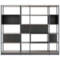 ATELLA Armoire à étagères | 5 OH, 2350 x 2015 mm, chêne nordique gris - 2 Thumbnail Image