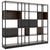 ATELLA shelf cabinet | 5 OH, 2350 x 2015 mm, walnut
