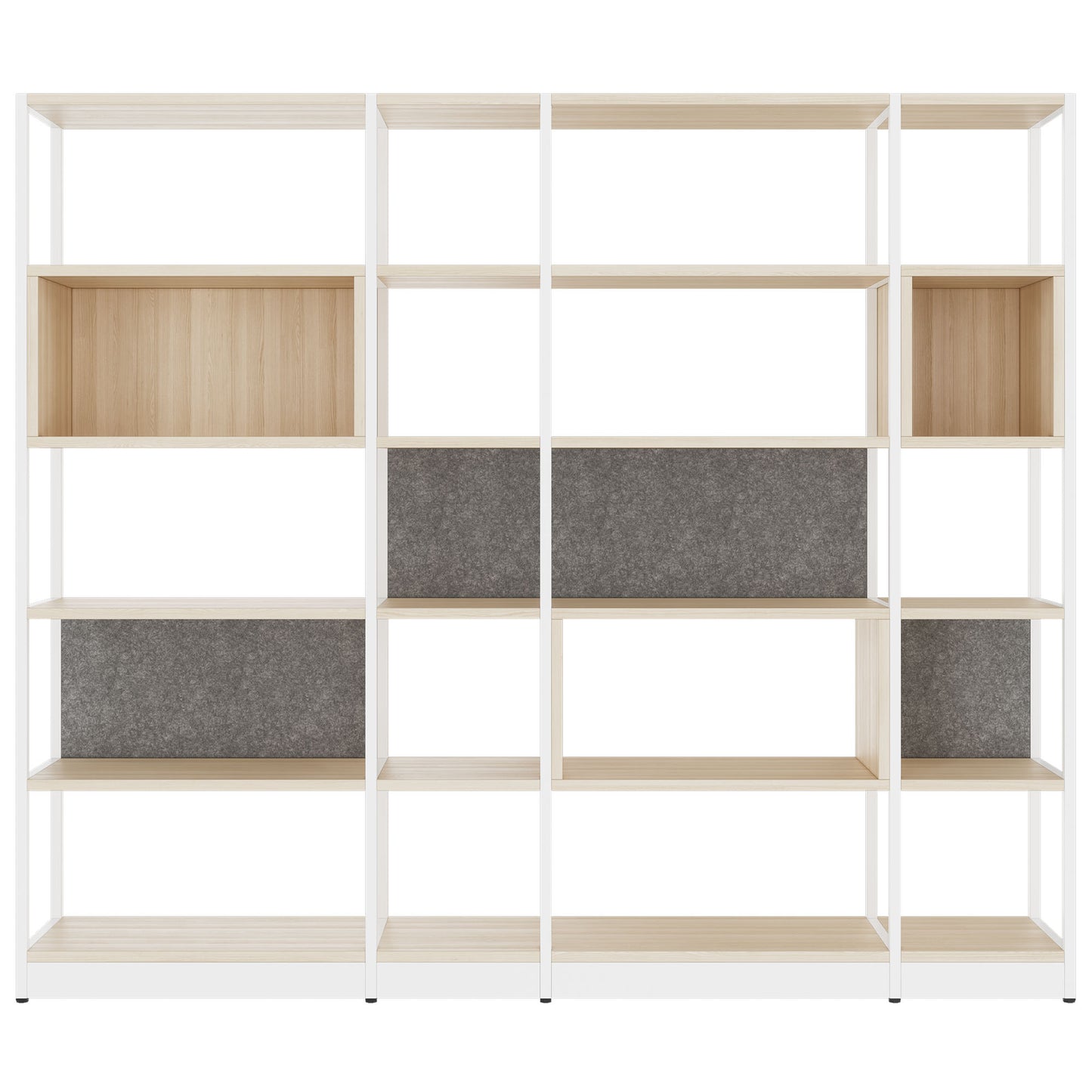ATELLA shelf cabinet | 5 OH, 2350 x 2015 mm, sand ash