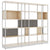 ATELLA shelf cabinet | 5 OH, 2350 x 2015 mm, sand ash
