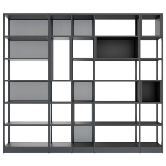 ATELLA Cabinet scaffale | 6 OH, 2736 x 2395 mm, antracite