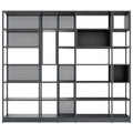 ATELLA Armoire de rangement | 6 UH, 2736 x 2395 mm, anthracite - 2 Thumbnail Image