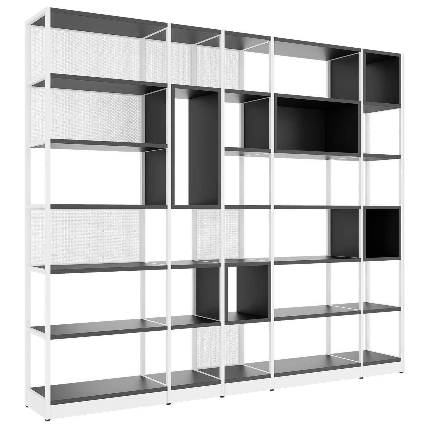 ATELLA Armoire d'étagère | 6 oh, 2736 x 2395 mm, anthracite