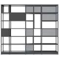 ATELLA Armoire de rangement | 6 UH, 2736 x 2395 mm, anthracite - 4 Thumbnail Image