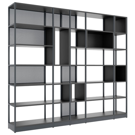ATELLA Cabinet scaffale | 6 OH, 2736 x 2395 mm, antracite