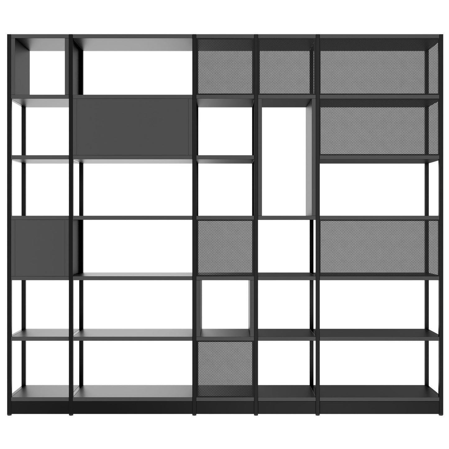 ATELLA Armoire d'étagère | 6 oh, 2736 x 2395 mm, anthracite