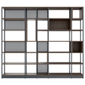 ATELLA shelf cabinet | 6 OH, 2736 x 2395 mm, walnut - 2 Thumbnail Image
