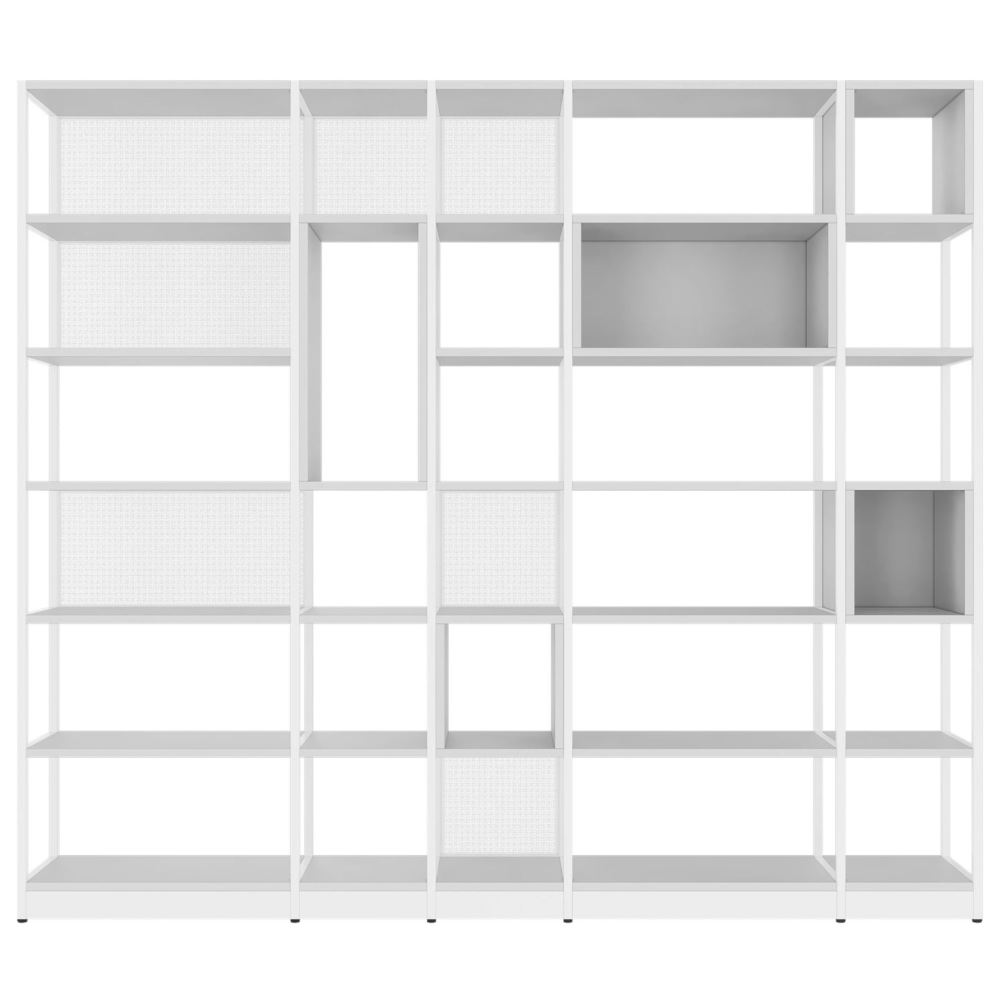 ATELLA Armoire d'étagère | 6 oh, 2736 x 2395 mm, gris perlé