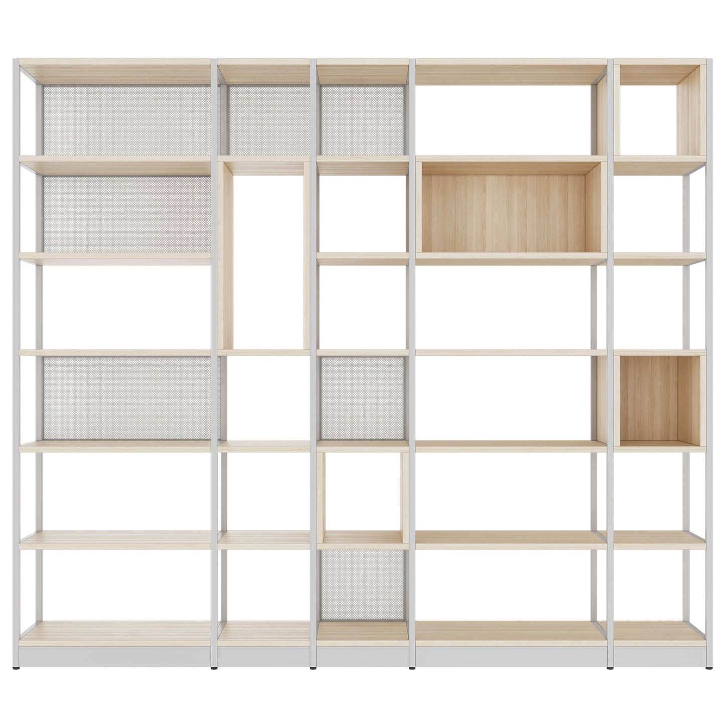 ATELLA Armoire d'étagère | 6 oh, 2736 x 2395 mm, cendres de sable