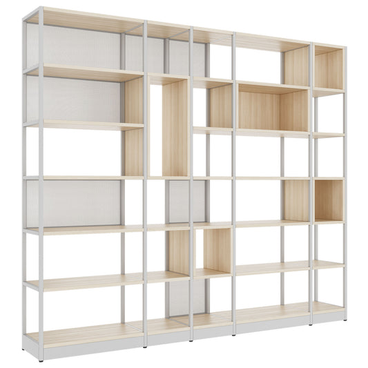 ATELLA Cabinet scaffale | 6 OH, 2736 x 2395 mm, cenere di sabbia