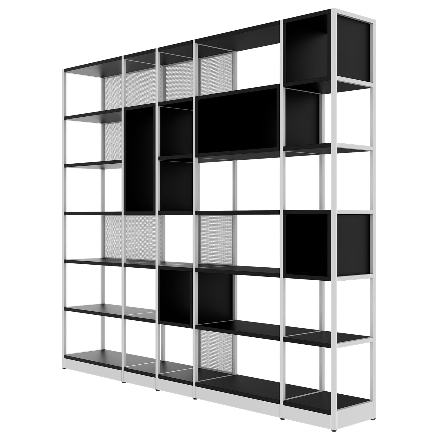 ATELLA Armoire d'étagère | 6 oh, 2736 x 2395 mm, noir