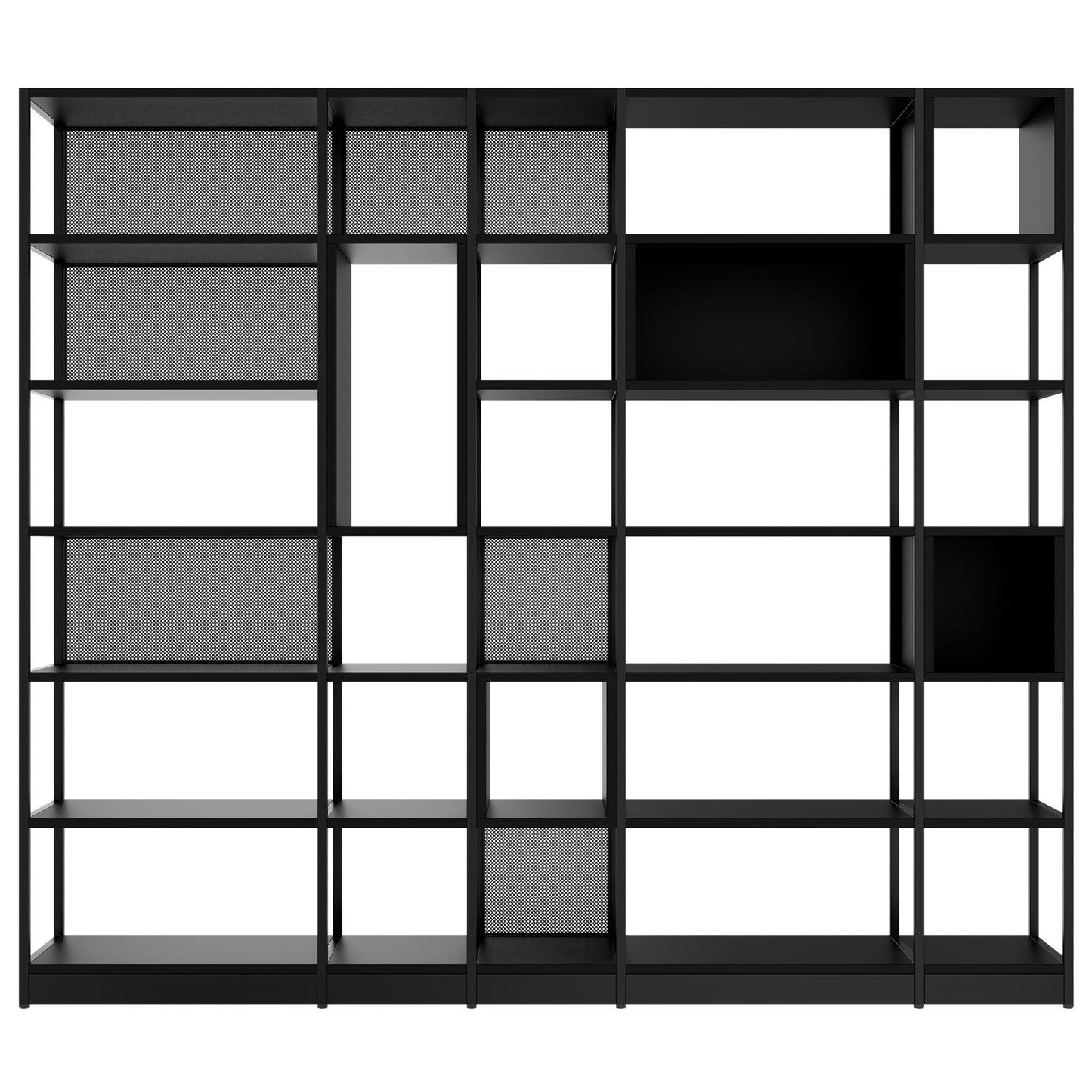 ATELLA Armoire d'étagère | 6 oh, 2736 x 2395 mm, noir