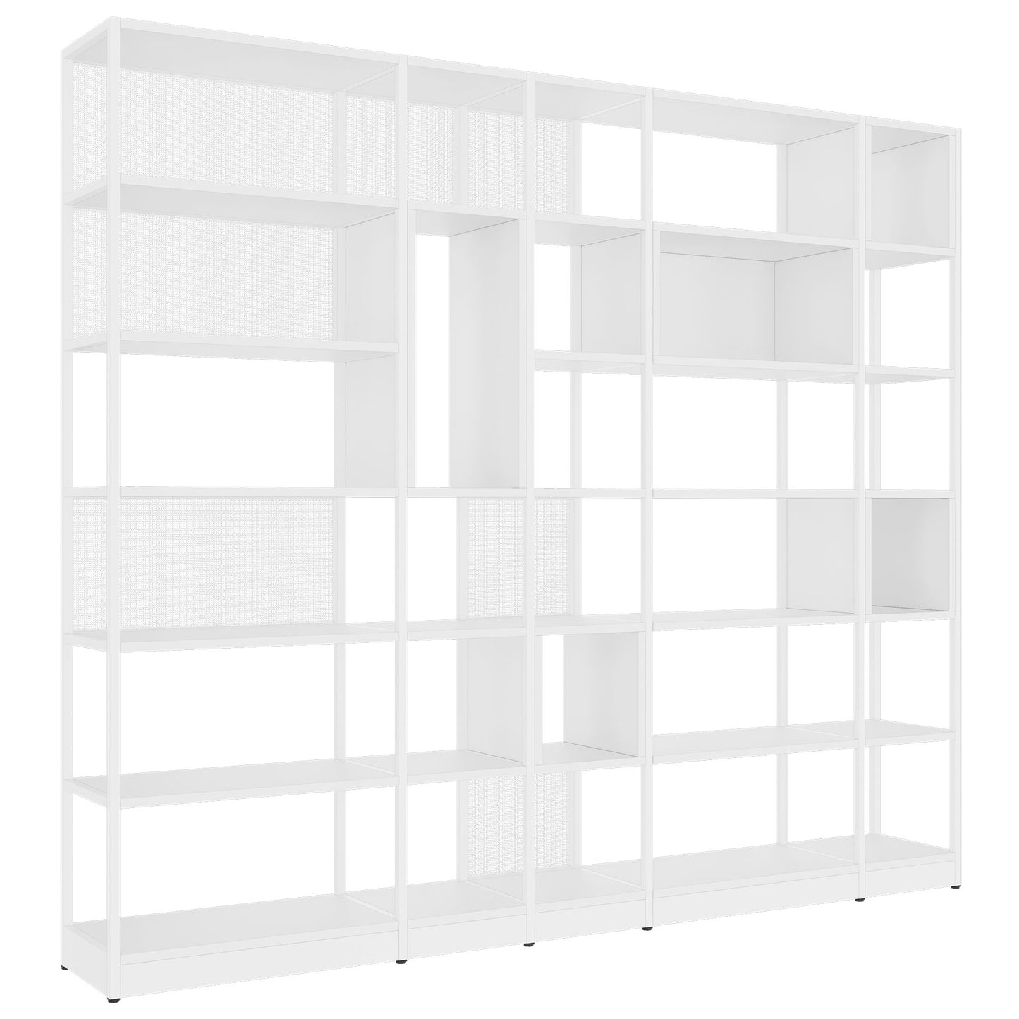 ATELLA Shelf cabinet | 6 Oh, 2736 x 2395 mm, white
