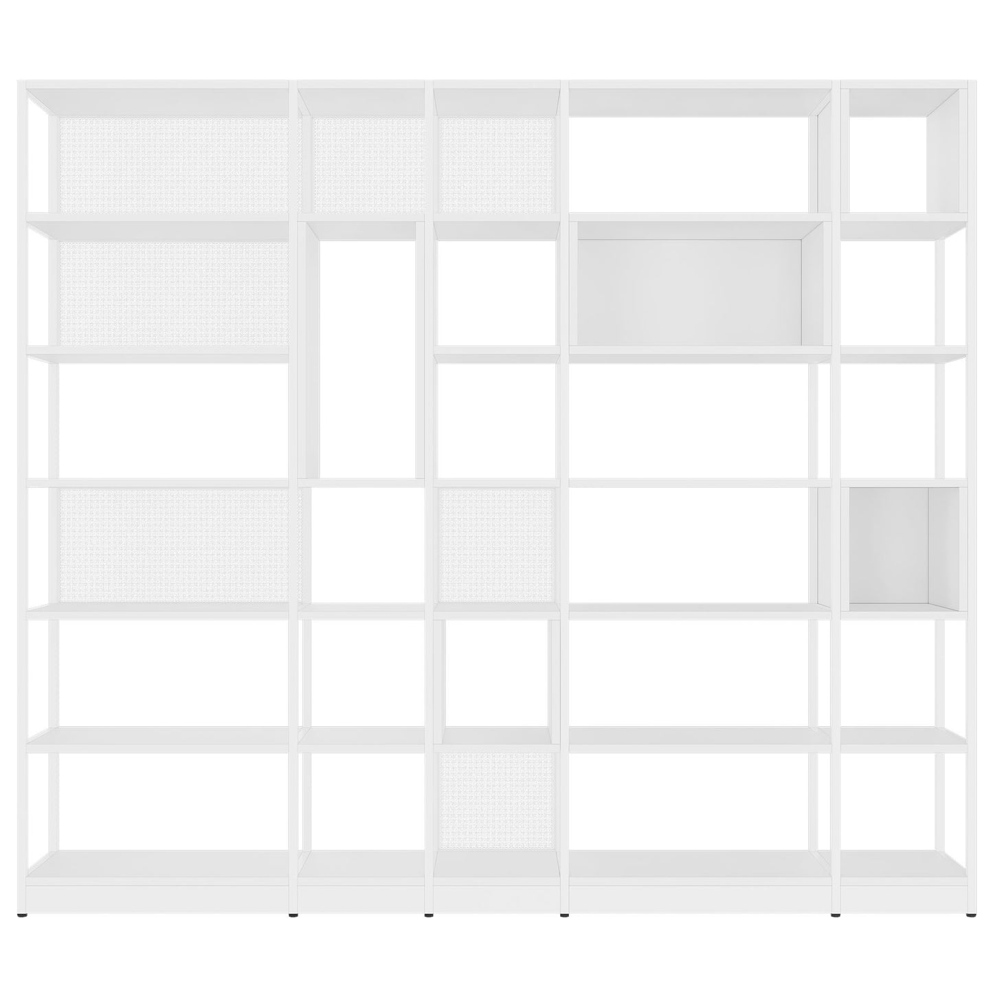 ATELLA Shelf cabinet | 6 Oh, 2736 x 2395 mm, white