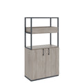 CHOICE Regalschrank | 4 OH, 800 x 1545 mm, Blumenkasten, Nordeiche grau - 1 Thumbnail Image