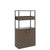CHOICE Regalschrank | 4 OH, 800 x 1545 mm, Blumenkasten, Nussbaum