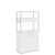 CHOICE Regalschrank | 4 OH, 800 x 1545 mm, Blumenkasten, Weiss