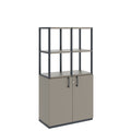 CHOICE Regalschrank | 4 OH, 800 x 1545 mm, Cubanitgrau - 1 Thumbnail Image
