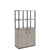 CHOICE Regalschrank | 4 OH, 800 x 1545 mm, Nordeiche grau