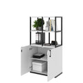 CHOICE Shelf cabinet | 4 OH, 800 x 1545 mm, Pearl Grey - 3 Thumbnail Image