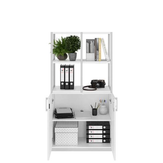 CHOICE Regalschrank | 4 OH, 800 x 1545 mm, Weiss