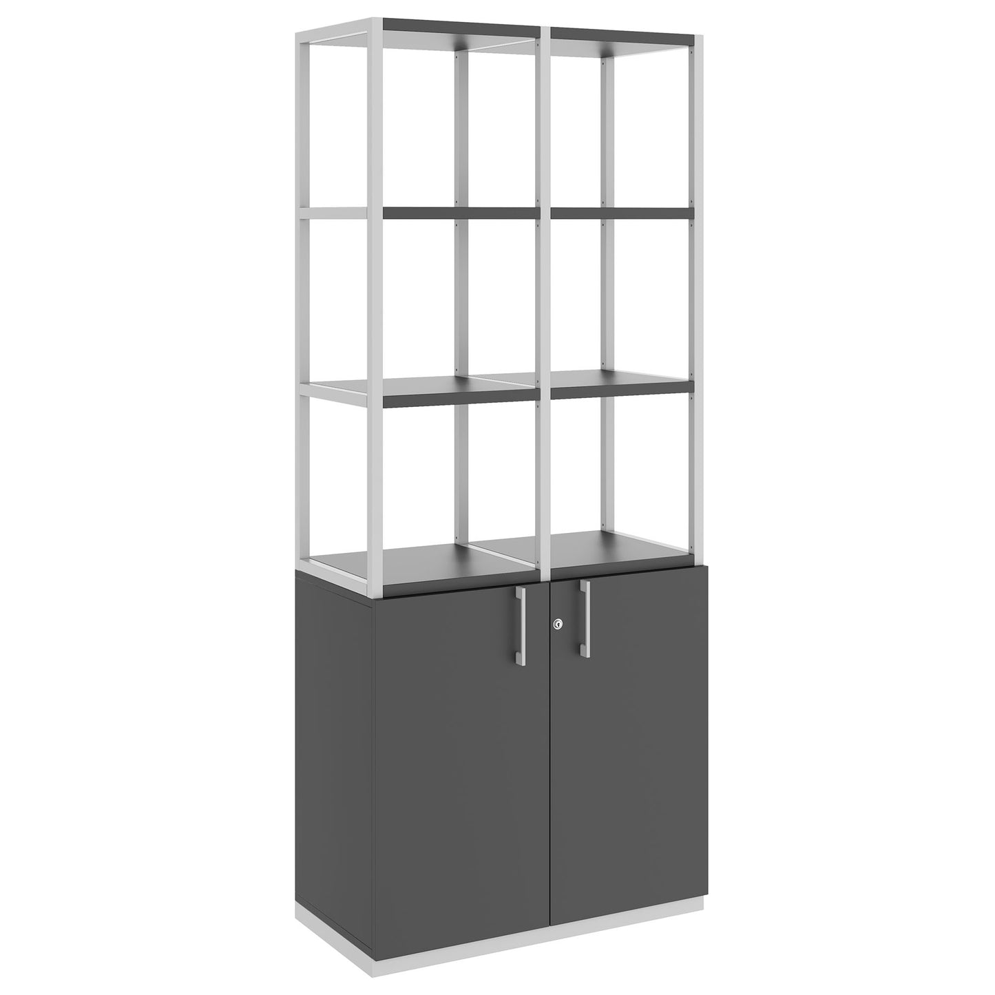 CHOICE Regalschrank | 5 OH, 800 x 1925 mm, Anthrazit