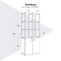 CHOICE Regalschrank | 5 OH, 800 x 1925 mm, Anthrazit - 8 Thumbnail Image