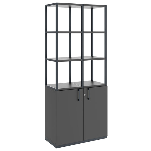 CHOICE Regalschrank | 5 OH, 800 x 1925 mm, Anthrazit