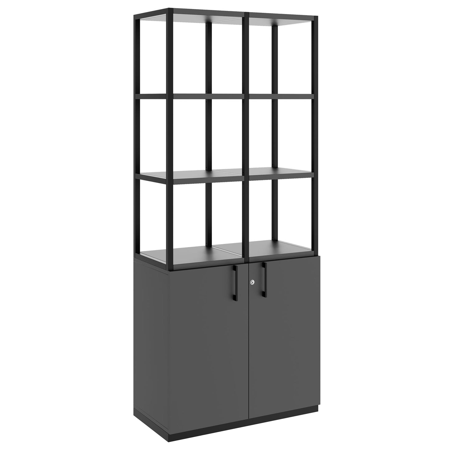 CHOICE Regalschrank | 5 OH, 800 x 1925 mm, Anthrazit