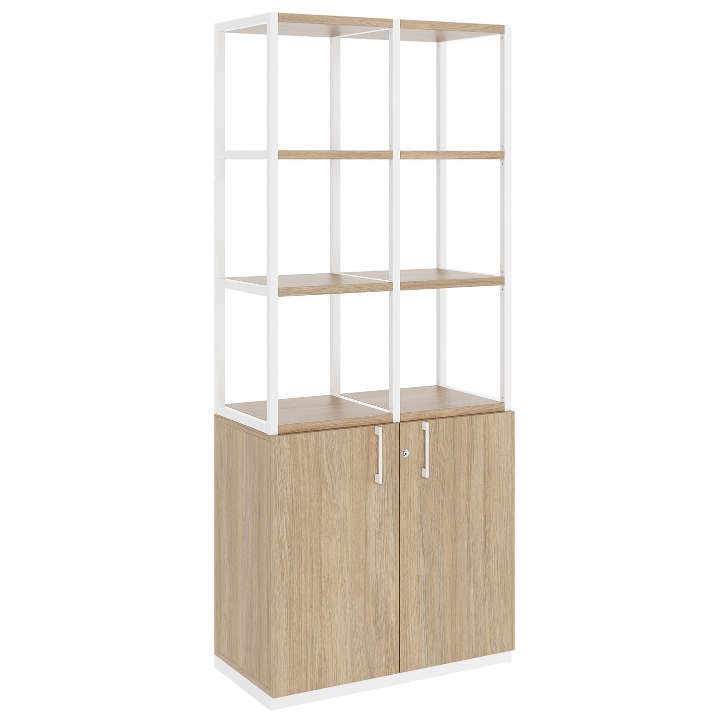 CHOICE Regalschrank | 5 OH, 800 x 1925 mm, Bernsteineiche