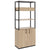 CHOICE Cabinet scaffale | 5 OH, 800 x 1925 mm, floreale, quercia ambra