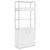 CHOICE Regalschrank | 5 OH, 800 x 1925 mm, Blumenkasten, Weiss