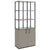 CHOICE shelf cabinet | 5 OH, 800 x 1925 mm, Cubanite gray