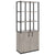 CHOICE shelf cabinet | 5 OH, 800 x 1925 mm, gray northern oak