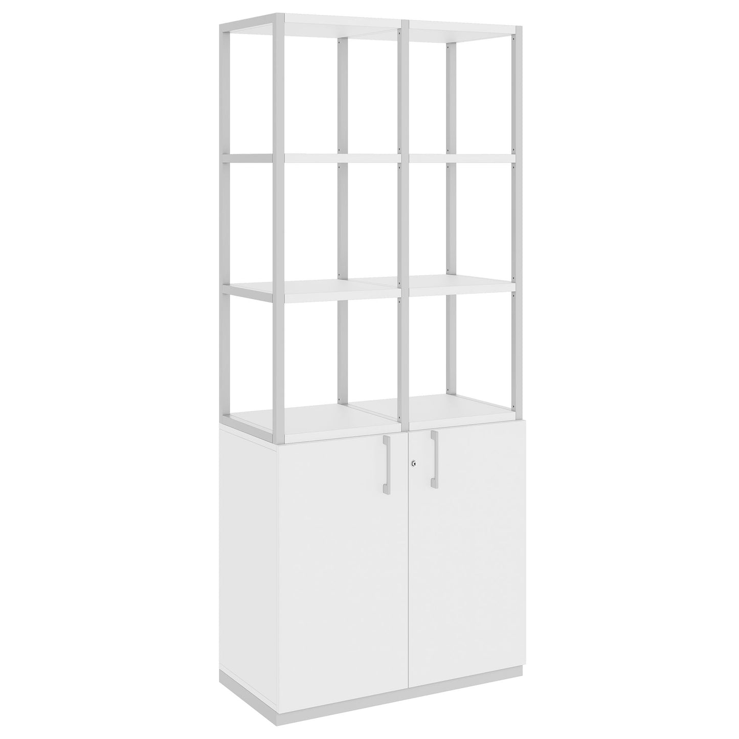CHOICE Regalschrank | 5 OH, 800 x 1925 mm, Weiß