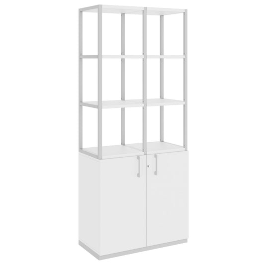 CHOICE Regalschrank | 5 OH, 800 x 1925 mm, Weiss