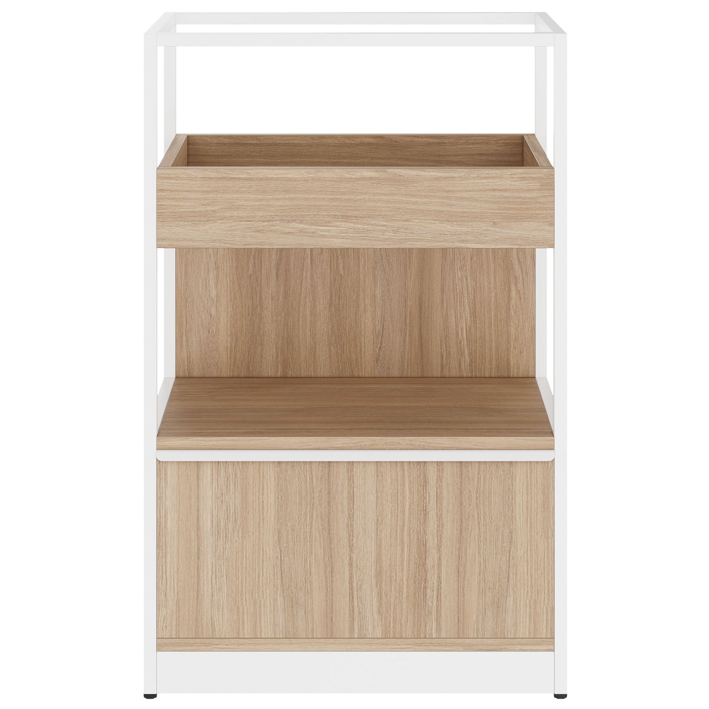 ATELLA Armoire d'étagère | 3 oh, 800 x 1255 mm, chêne ambre