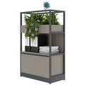 Scaffale ATELLA | 3 ripiani, 800 x 1255 mm, grigio cubanite - 3 Thumbnail Image