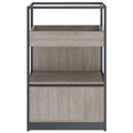 Scaffale ATELLA | 3 ripiani, 800 x 1255 mm, rovere nordico grigio - 2 Thumbnail Image