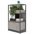 Scaffale ATELLA | 3 ripiani, 800 x 1255 mm, rovere nordico grigio - 3 Thumbnail Image