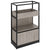 ATELLA shelf cabinet | 3 OH, 800 x 1255 mm, gray northern oak
