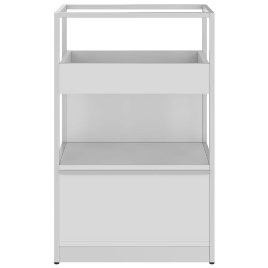 ATELLA Cabinet scaffale | 3 OH, 800 x 1255 mm, grigio perla