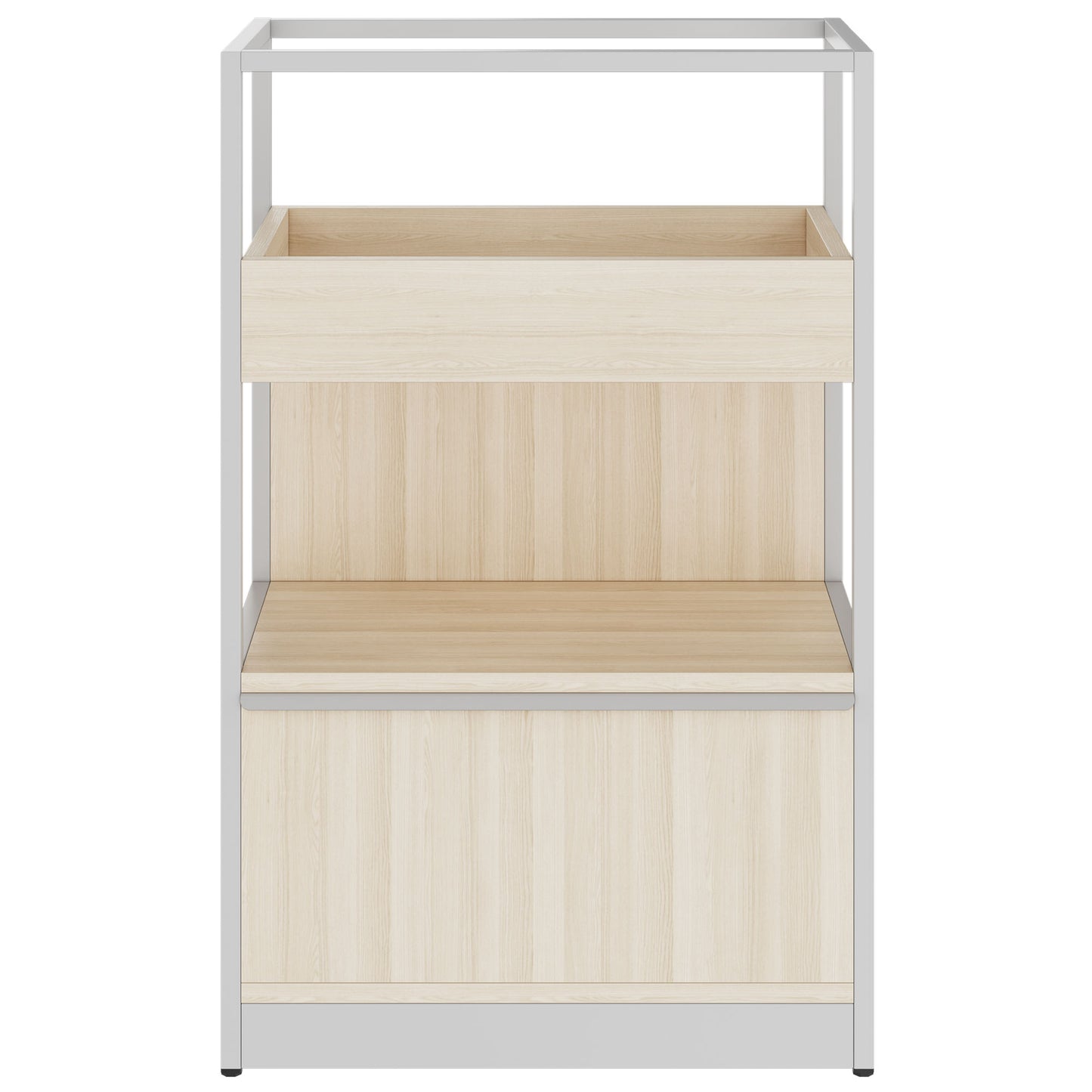 ATELLA shelf cabinet | 3 OH, 800 x 1255 mm, sand ash