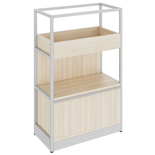 ATELLA shelf cabinet | 3 OH, 800 x 1255 mm, sand ash