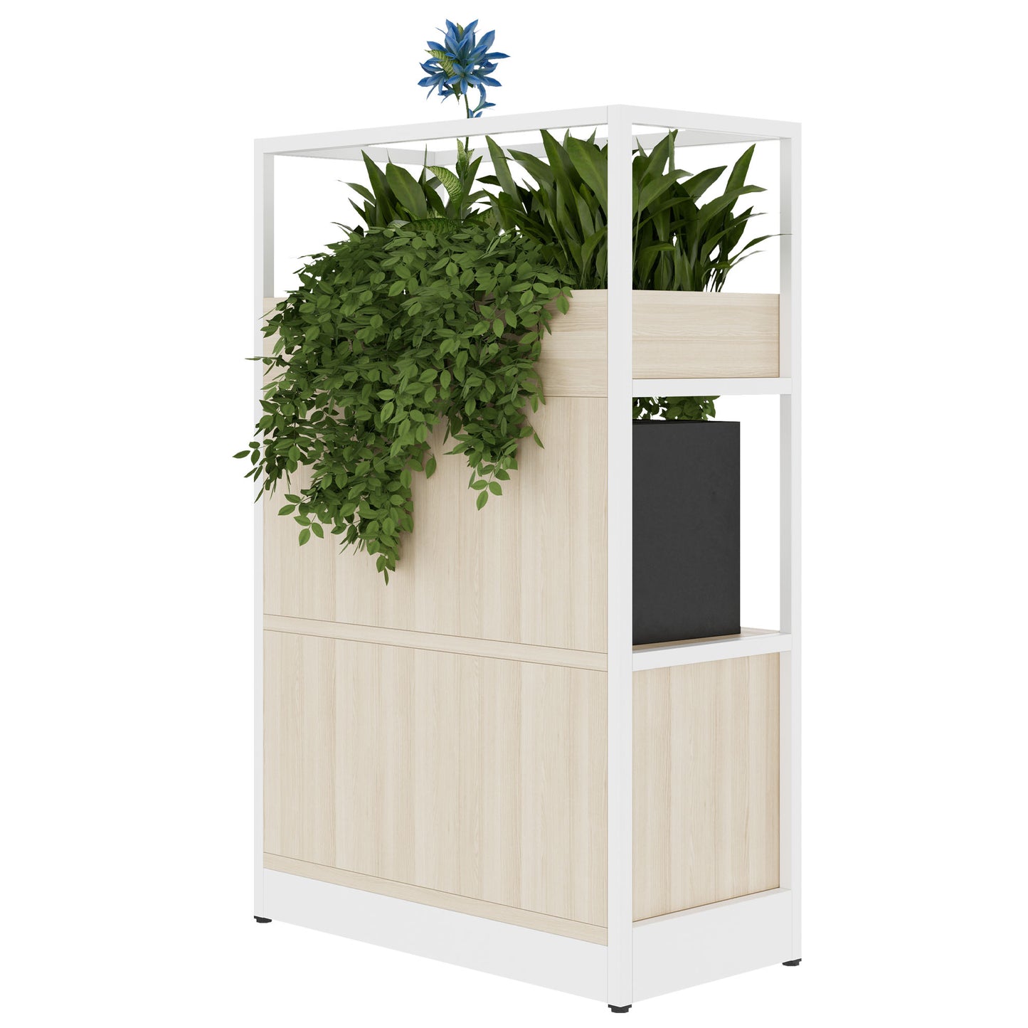 ATELLA shelf cabinet | 3 OH, 800 x 1255 mm, sand ash